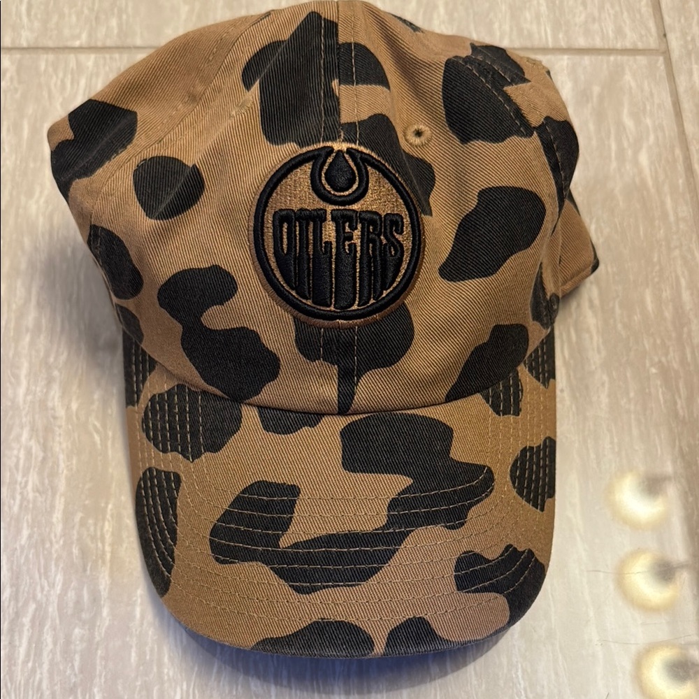 Oilers Camouflage Baseball Cap
